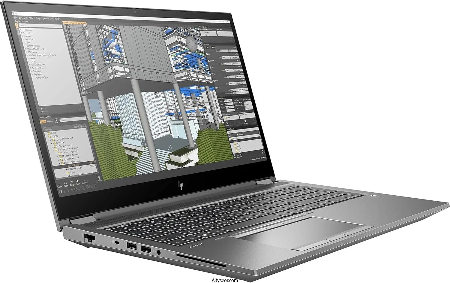 لابتوب hp zbook fury g7 17 – معالج i7-10850h – كارت شاشة RTX 3000 - 7