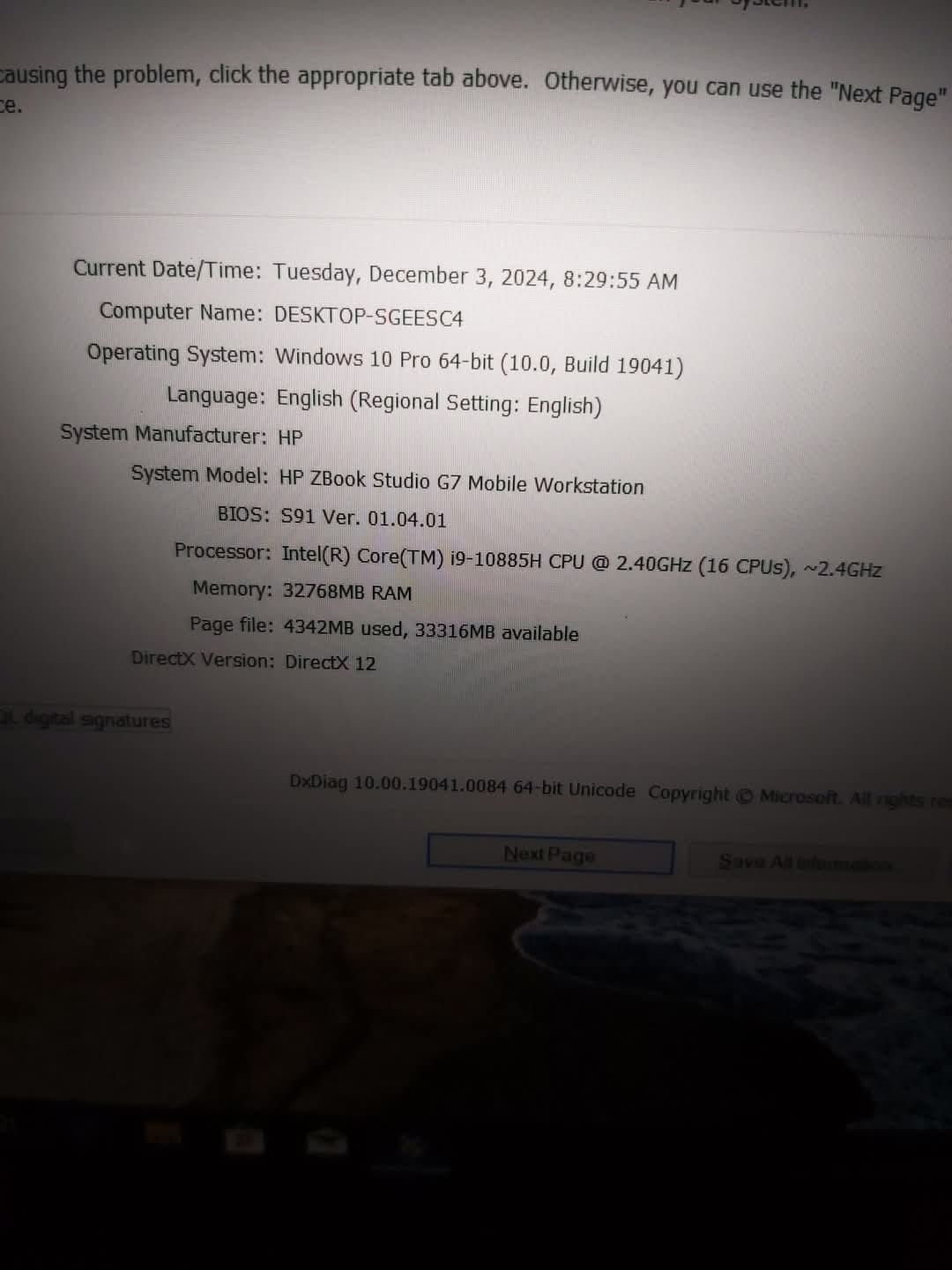 HP Zbook 15 G7 studio i710 - 11