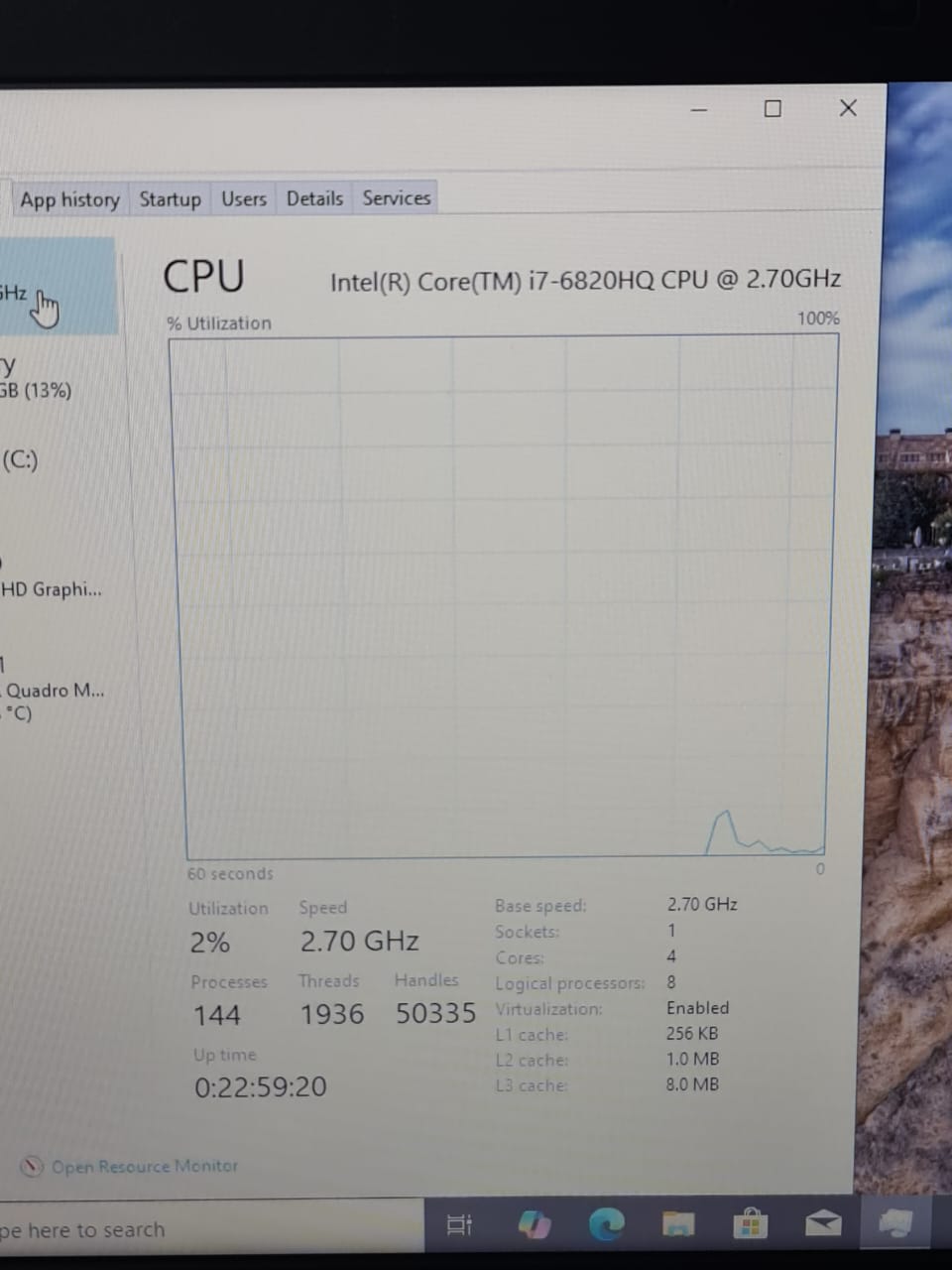 Dell Precision 7520 Core I7 6820HQ RAM 16GB – SSD 512GB – NIVIDIA 4G وحش الالعاب ( بيس 21 – فيفا 21 ) وبرامج ادوبي