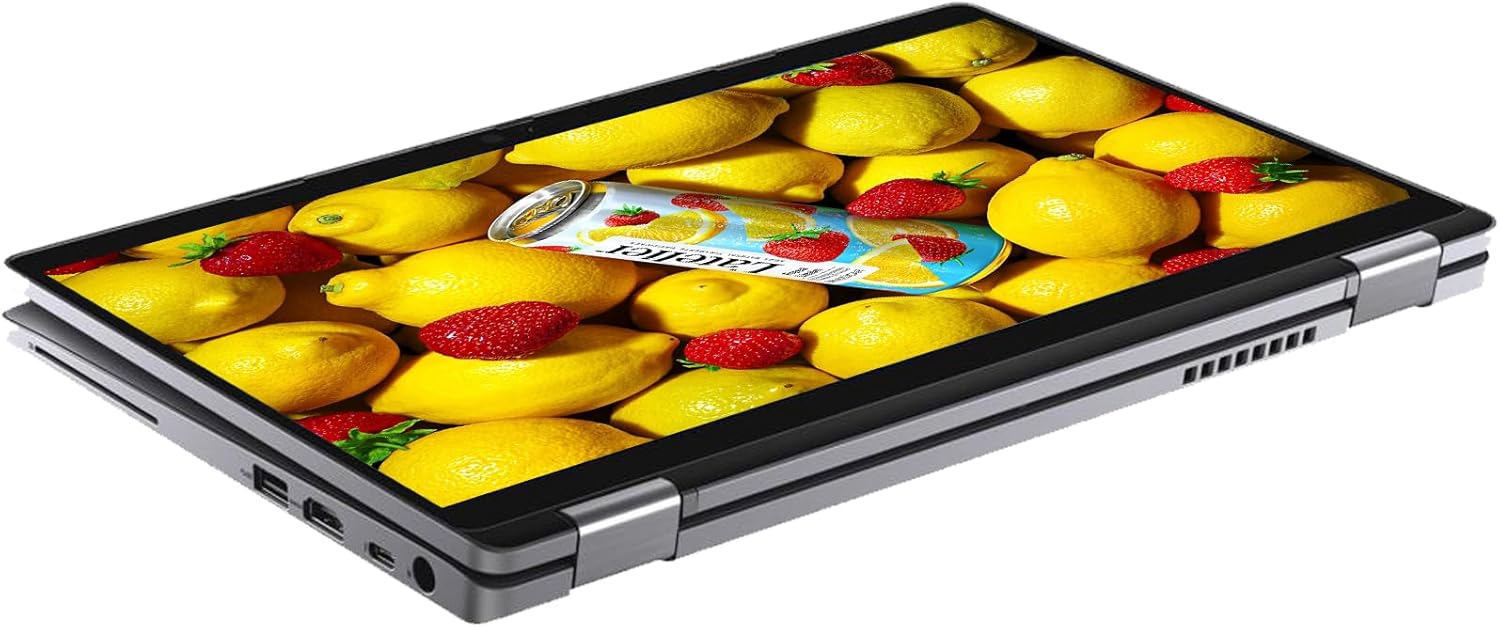 لاب توب لاتيتيود 5310 2 في 1 بشاشة تعمل باللمس 13.3 بوصة FHD (1920 × 1080)، انتل كور i7-10610U 1.8GHz، 512GB SSD، ذاكرة رام 16GB، كيبورد نوع كويرتي أمريكية، ويندوز 11 برو من ديل، (مجدد)